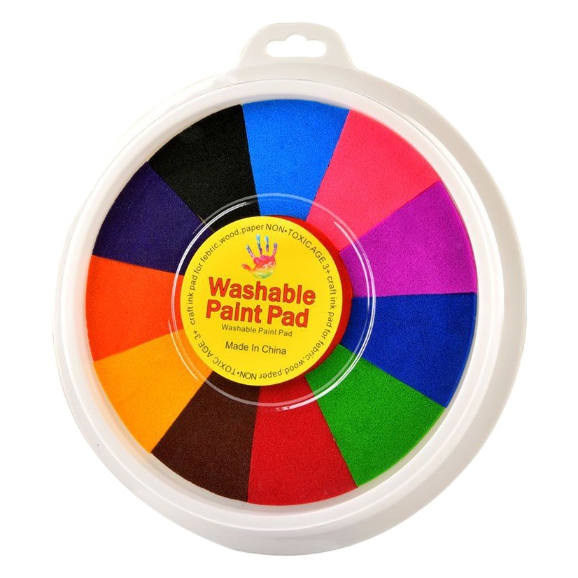 [Entrega de una sola pieza] Kindergarten dedo pintura color pintura niños graffiti disco lavable herramienta