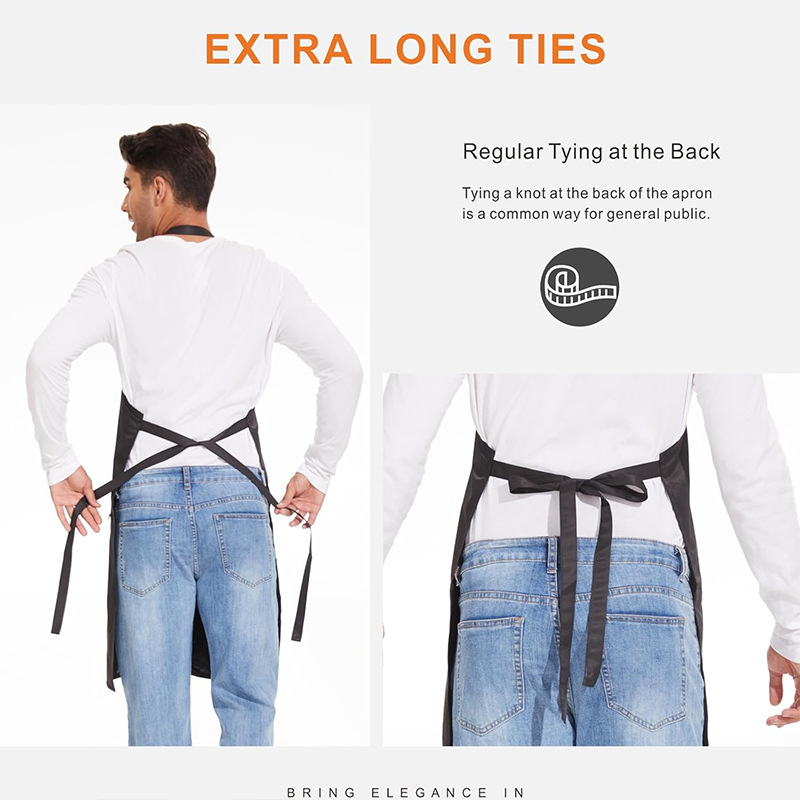 Transfronterizo Amazon halter delantal logotipo personalizado cocina al aire libre jardinería ropa de trabajo delantal para el hogar impermeable y a prueba de aceite