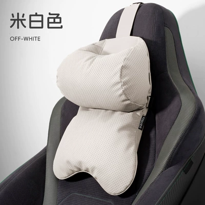 Driver's Headrest, Headrest - double-core-pillow-off-white-1-piece