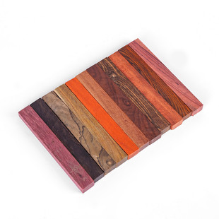 Rosewood crochet handle handmade material Ebony red sandalwood woven sweater Doll hat DIY Ebony purple sandalwood wood carving