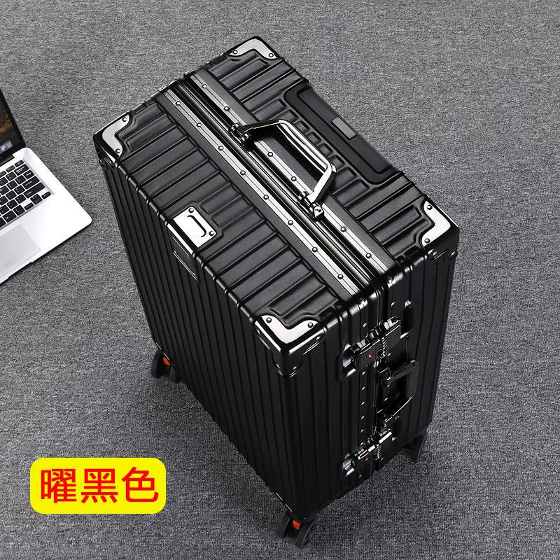 Metal durable capacious suitcase, 24inch, 28inch