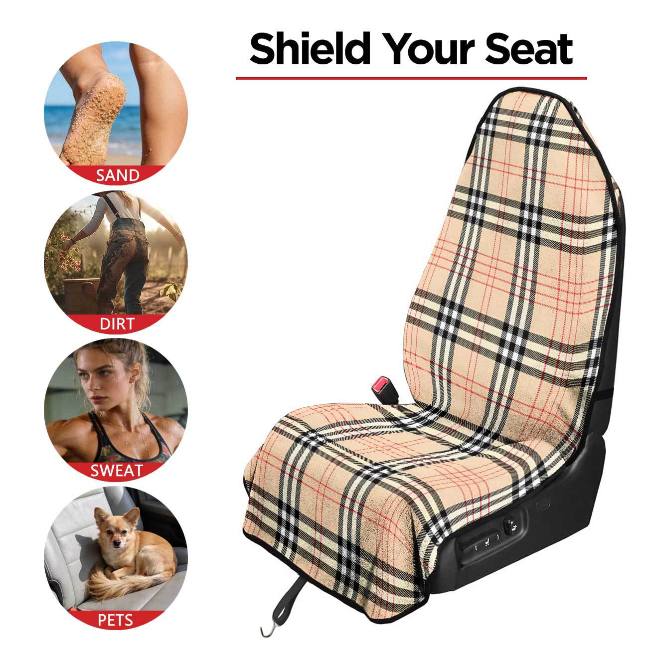Car seat towel cover for front seats, suitable for gym and exercise, universal for all seasons, car use 171