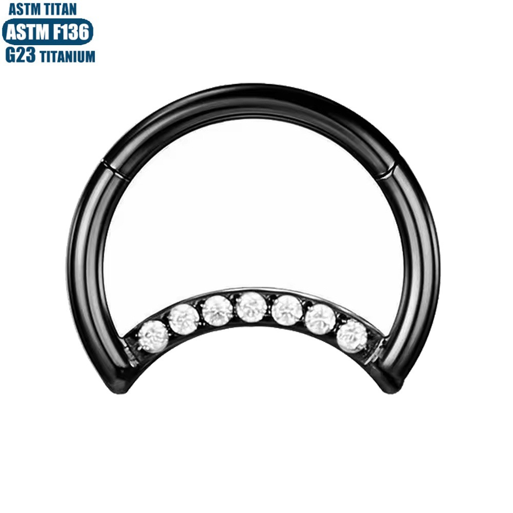 Pointed titanium steel lip stud product view