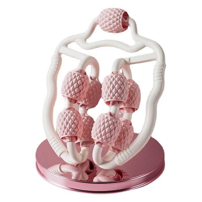 Pierna masajeador anillo clip pierna rodillo adelgazamiento muslo pantorrilla relajación pierna adelgazamiento artefacto eje de espuma multifuncional