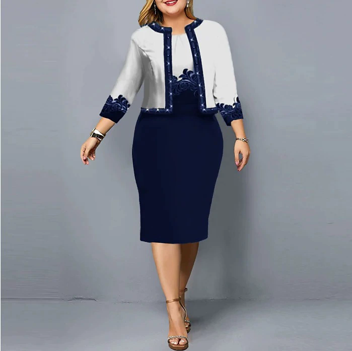 Set, dress, ebay, plus size, hip-accented