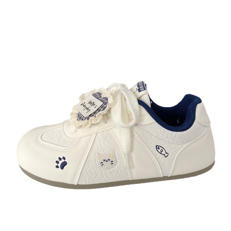 2026 primavera y otoño nuevos estudiantes de estilo universal chic nicho de moda zapatos de skate casuales de color caramelo zapatos de entrenamiento moral