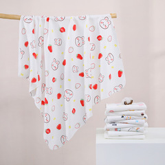 Newborn bag sheet, baby knitted cotton cartoon bag sheet, essential for delivery room, baby swaddling towel, anti-jump quilt, wholesale