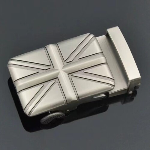 Wholesale automatic deduction zinc alloy waist belt head hardware belt buckle high-end men's belt buckle