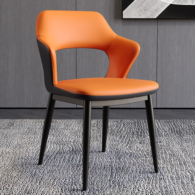 Silla de comedor minimalista italiana silla doméstica moderna silla de comedor silla de maquillaje silla de maquillaje silla de mesa