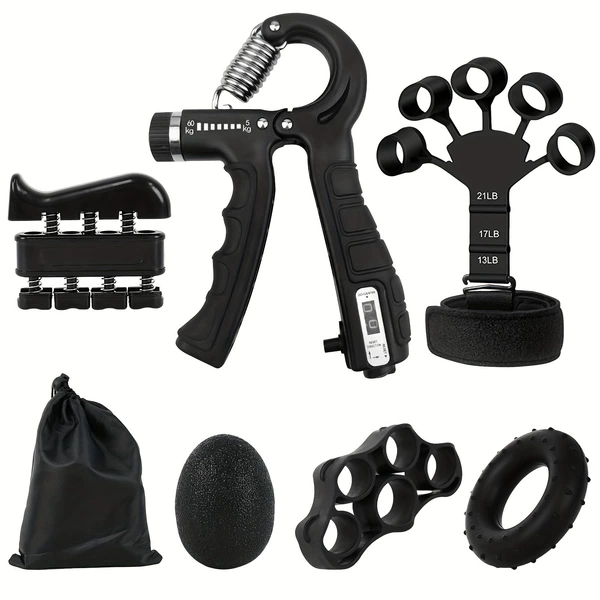 Black set for teaching maths, cloth bag
