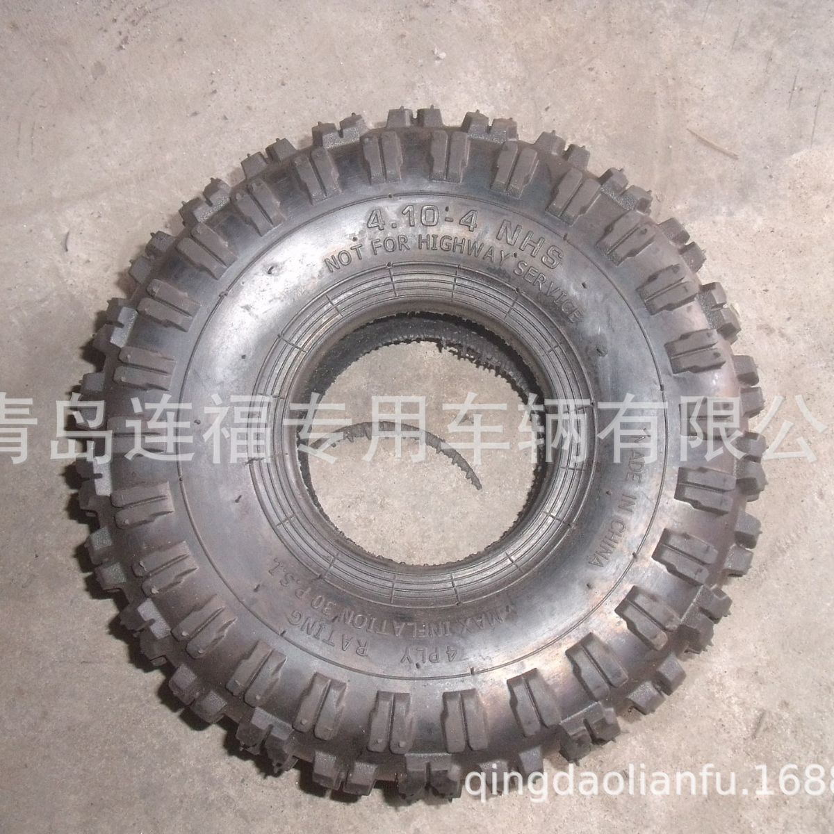 供应外贸4.10-4蝴蝶花外胎 手推车外胎 货仓车轮胎 欢迎洽谈