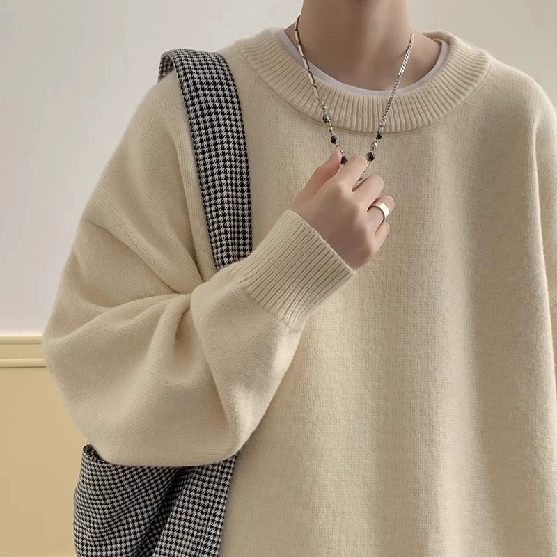 Демисезонный японский ретро-вязанный свитер oversize, высококачественный стиль, для подростков