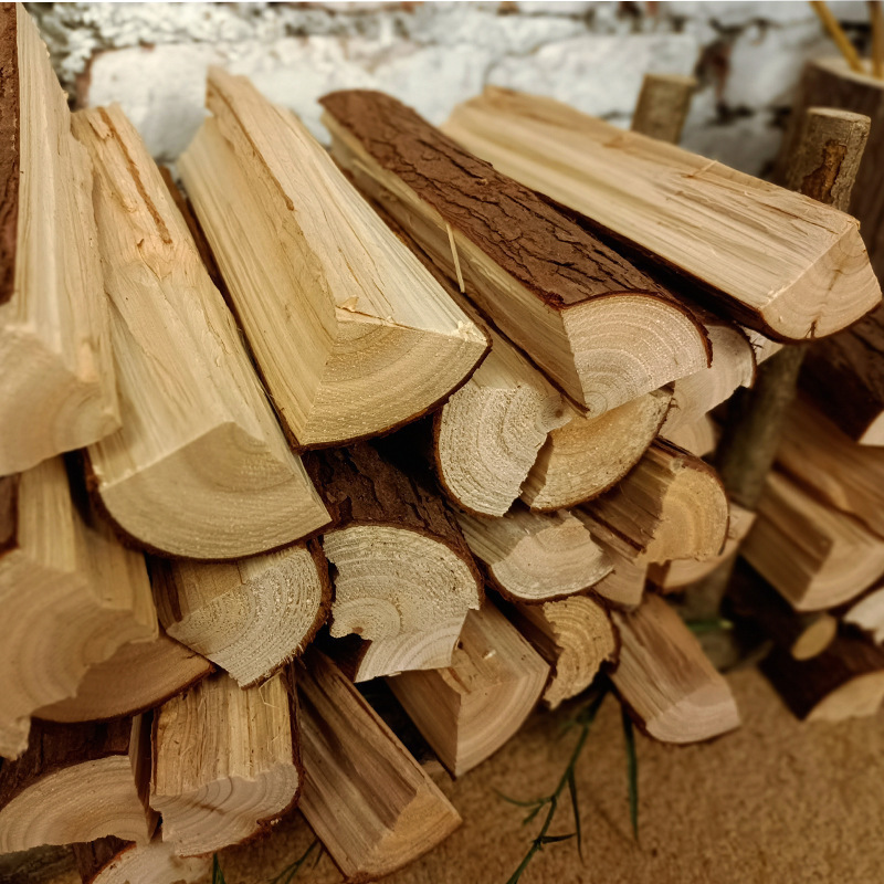 Firewood Dry Firewood Heating Fireplace Decorative Firewood Bonfire Picnic Barbecue Outdoor Camping Cooking Pine Firewood Less Smoke