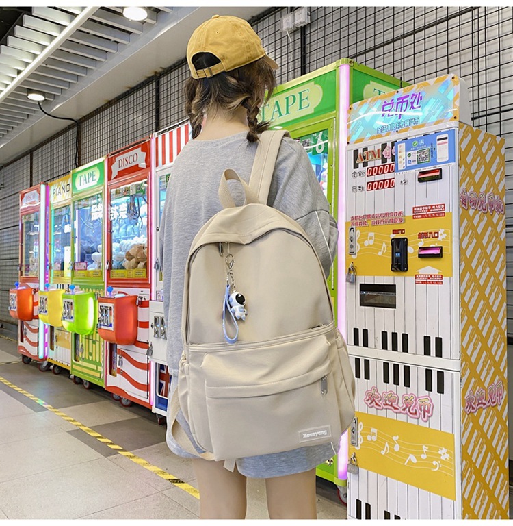 Schoolbag Female Korean Style Japanese Style Harajuku Ins College Style Junior High School Student High School And College Student Backpack Large-capacity Backpack display picture 29