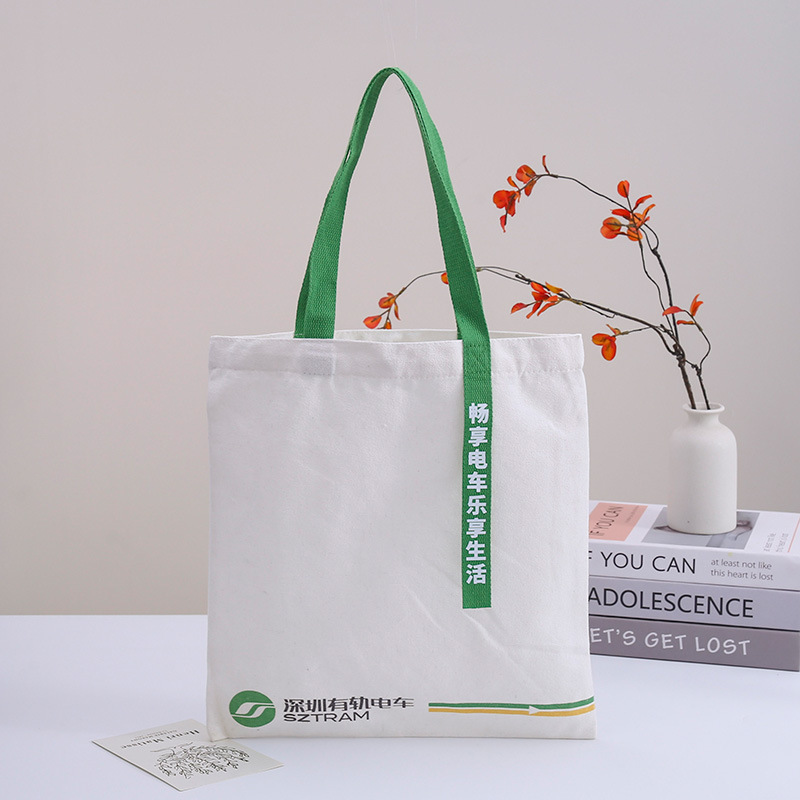 新款学生时尚广告购物袋文艺单肩帆布包现货批发手提棉布袋可制定