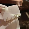 Silver needle, fashionable retro universal earrings, silver 925 sample, light luxury style