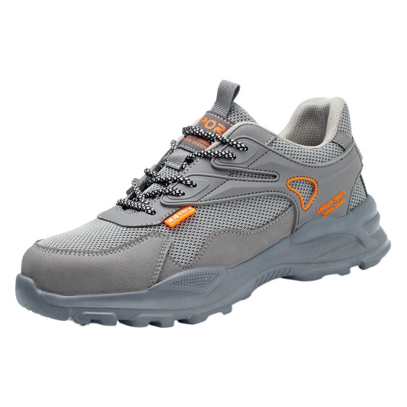 Трансграничная оптовая продажа обуви для защиты труда без металла, Мужская пластиковая стальная головка, легкая Нескользящая Рабочая обувь с защитой от проколов, 6 кВ