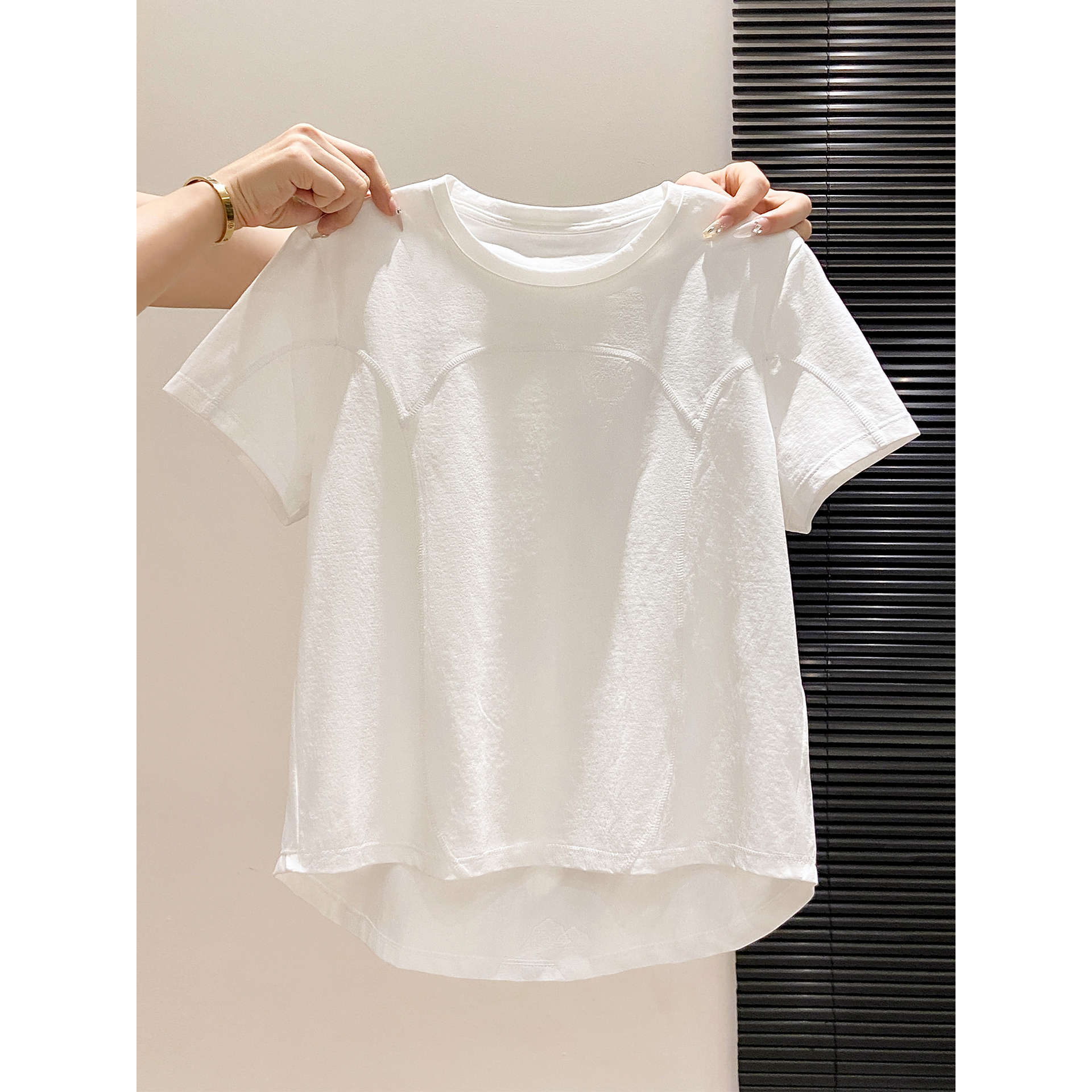 Quick dry sports summer breathable design base T-shirt