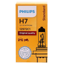 飞利浦Philips车灯汽车12V24V h4 H7 HB3H11近光灯远光灯卤素灯泡