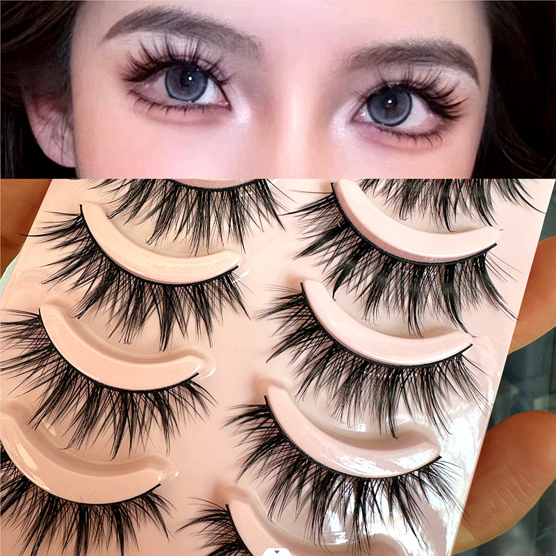 New 027 Imp False Eyelash Women's Natural Simulation Curled Segmented Barbie Cartoon Eyes Same Style Mixed Pack New 027 Imp False Eyelash Women's Natural Simulation Curled Segmented Barbie Cartoon Eyes Same Style Mixed Pack