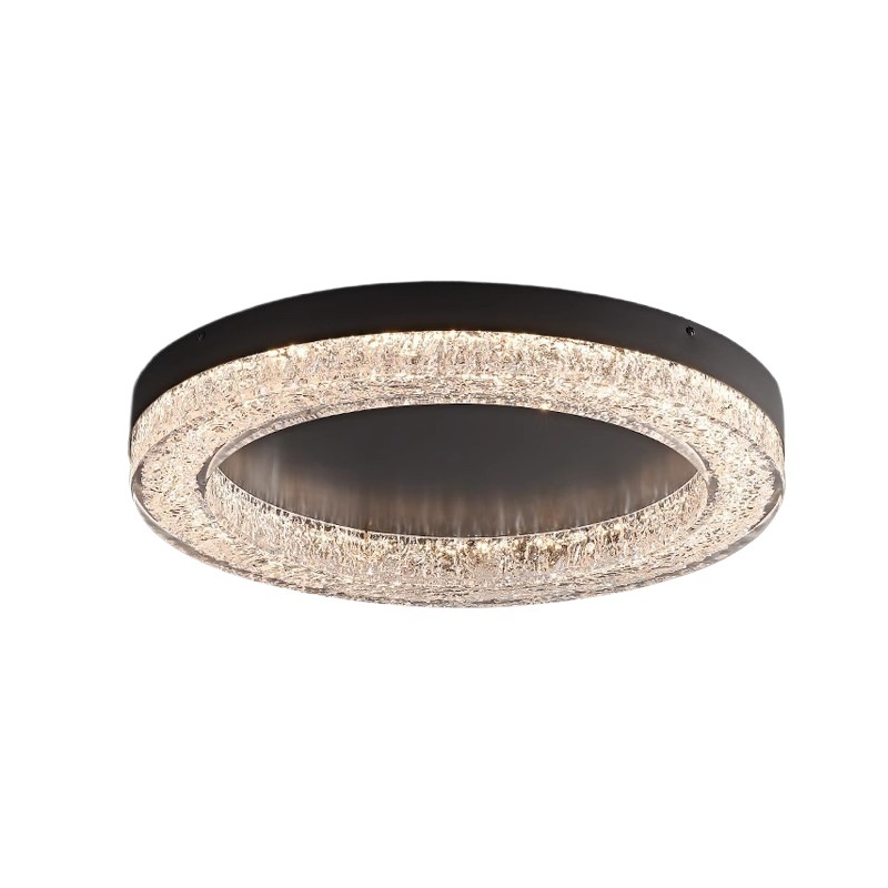 Lámpara de techo de resina de sala de estar minimalista de estilo italiano, diseñador moderno y simple de alta gama 2025 nueva lámpara de habitación del dormitorio principal