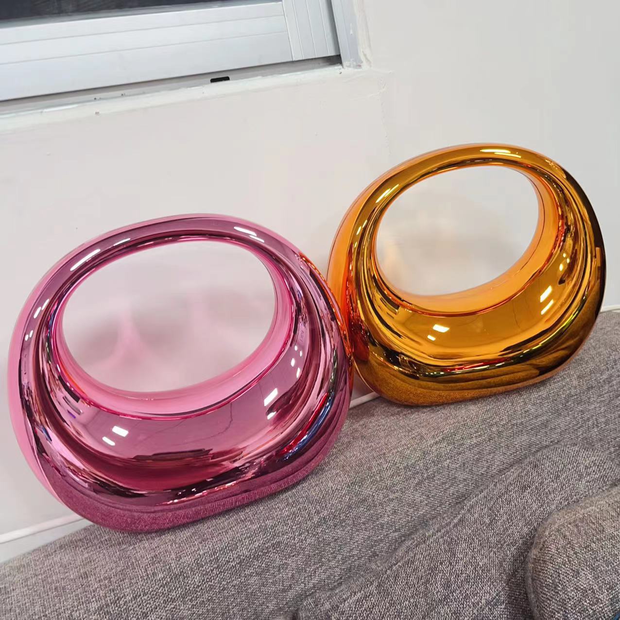 2025 Europa y los Estados Unidos nuevos productos transfronterizos bolsas de cena bolsas de moda meniscal bolsas de oro y plata ornamentos bolsas de cena bolsas de mano bolsas acrílicas