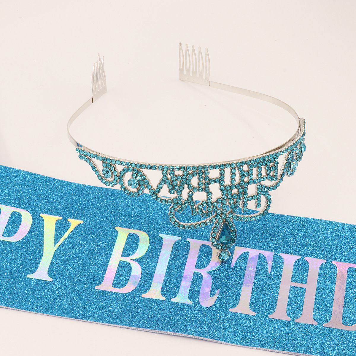 40g Weight Costume Props Event & Party Supplies 1 Piece, 1 Set Quantity Birthday Occasion Letter Pattern Princess Style Princess Letter Cloth Birthday Costume Props 6