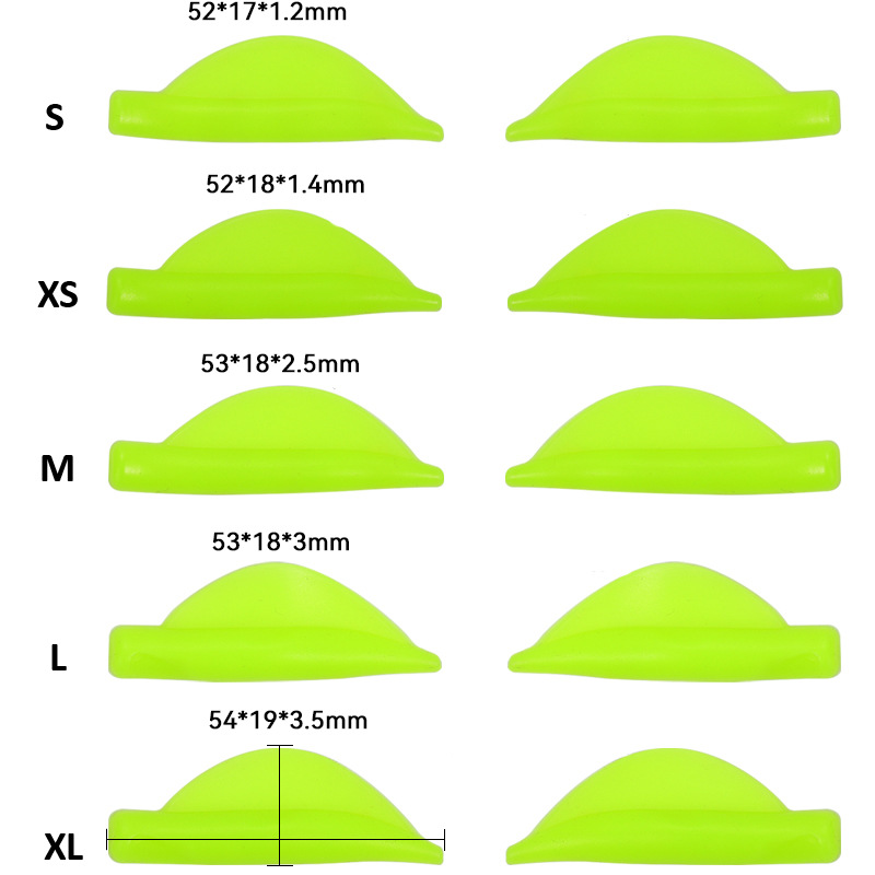 Nuevo 5 pares de pestañas perming junta de silicona pestañas perming ayuda pestañas perming herramienta