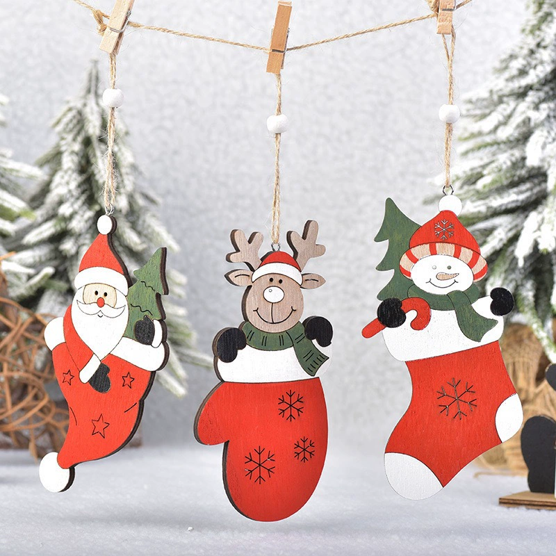 Wooden decorations with laser, pendant for elderly, (Cross-border trading), new collection