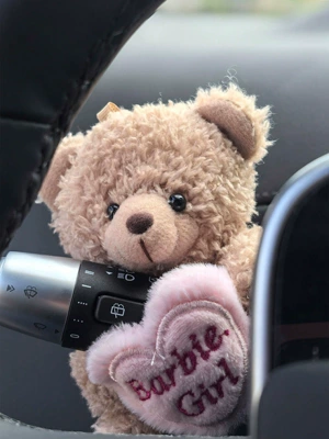 Sürətlər qutusu və əl tormozu başlıqları, block decoration panda doll 2024 - coffee-bear-love-letters