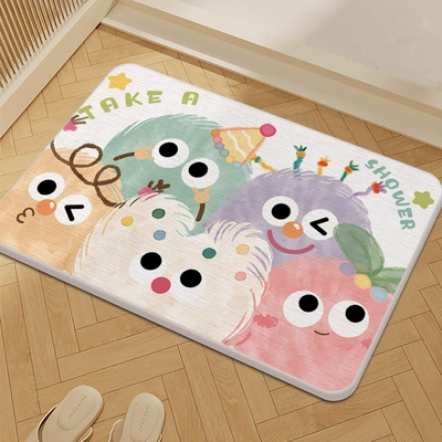 Avtomobil döşəmə paspasları, Foot Mat - gzn-five-stacked-dolls-354509cm-square-white-background