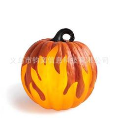 クロスボーダー2022年ハロウィーンflame lighted pumpkins炎カボチャランプ雰囲気装飾