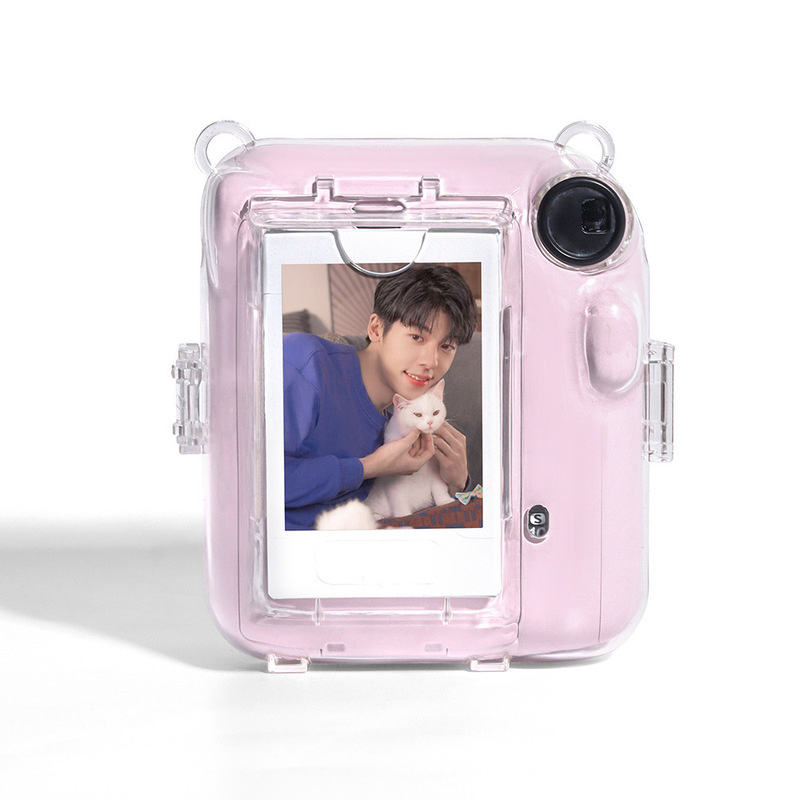 Suitable for Polaroid Mini 12 Photo Bag Protective Case, Crystal Case, Anti-Fall and Anti-Collision Protective Cover, Cordless Storage