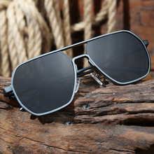 男士双梁太阳镜2022新款墨镜司机驾驶防紫外线潮流太阳眼镜凹造型