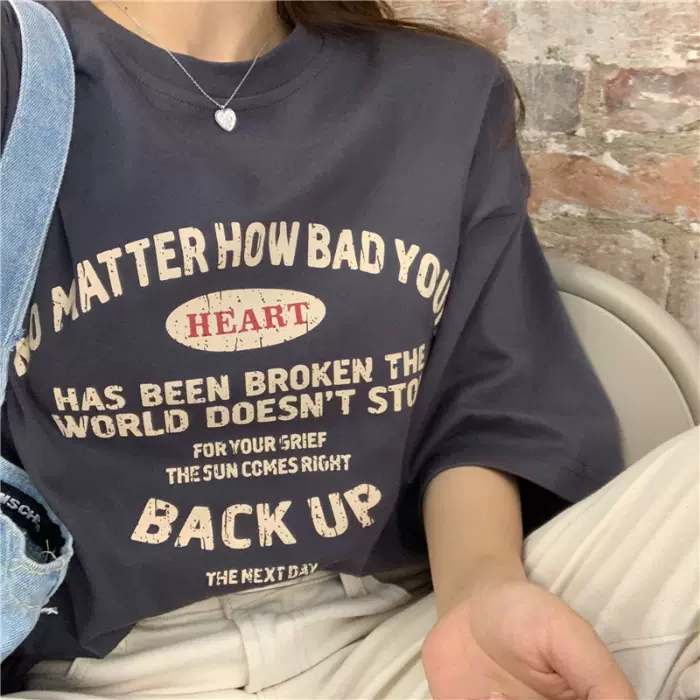 2025新款春夏韩版开学季女装学生宽松百搭T恤短袖女日系上衣ins潮