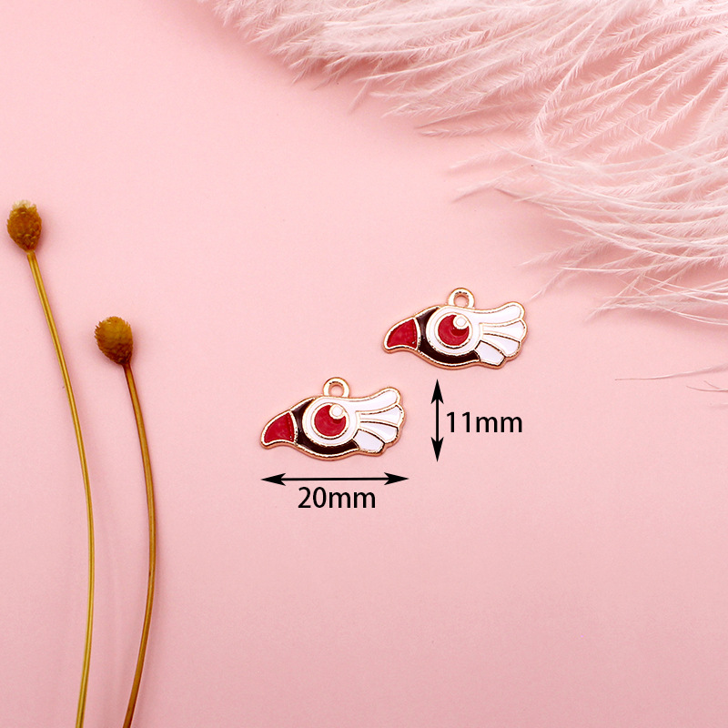 12g Weight Pendant Jewelry Making Type DIY Jewelry Accessories Classification 10 PCS/Package Quantity Alloy Material Color Block Pattern Enamel Design Cute Style 10 PCS/Package Alloy Color Block Pendant 1