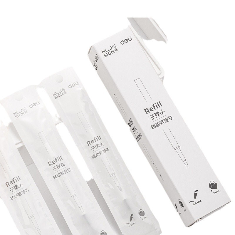 Repuesto de Tinta Gel Negra NS740 NS770 0.5mm Retráctil para Escritura