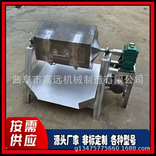 去毛刺滚筒抛光机 定做加工废铁除锈机 火烧铁大型研磨机