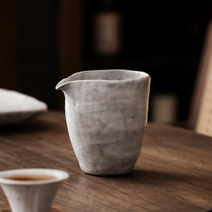 Powder lead retro fair cup household ceramic tea distribution uniform cup kung fu tea set tea ceremony not hot public cup tea sea