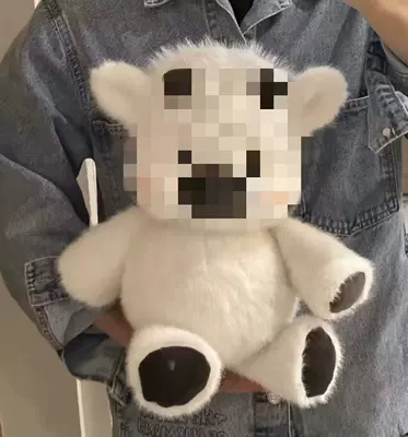 Plush Toy, Highland Calf | Oyuncaq yastıqlar - scottish-highland-cow-white-30cm-30cm015kg