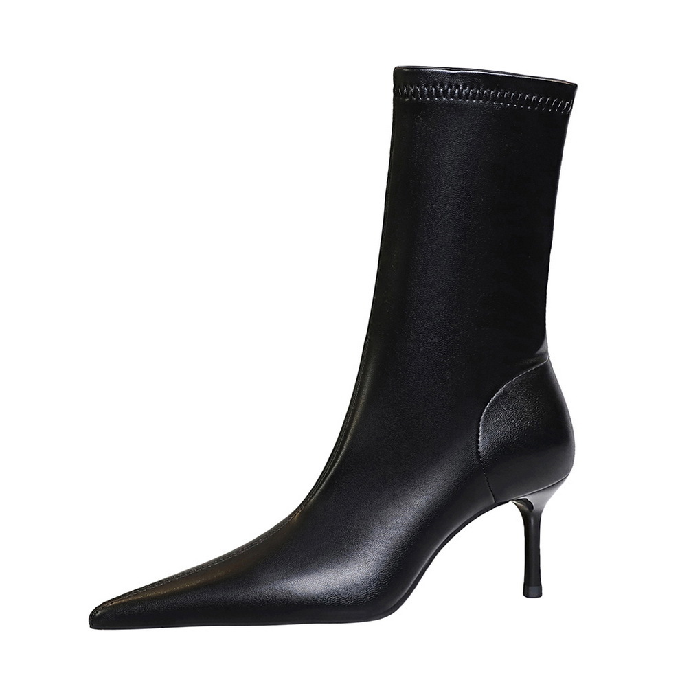 Elegant Women's Pointed Toe Stiletto Over The Knee Boots_voghion.com