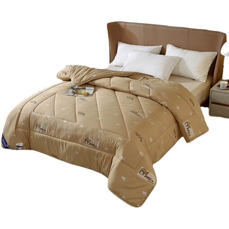 Зимнее одеяло из двойного слоя верблюжьего пуха, флисовое одеяло, хлопковое одеяло, теплое зимнее одеяло, одеяло для дома, верблюжий пух