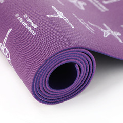 Fitness mat non-slip yoga mat manufacturer cross-border sports household rubber floor mat professional pvc training action mat