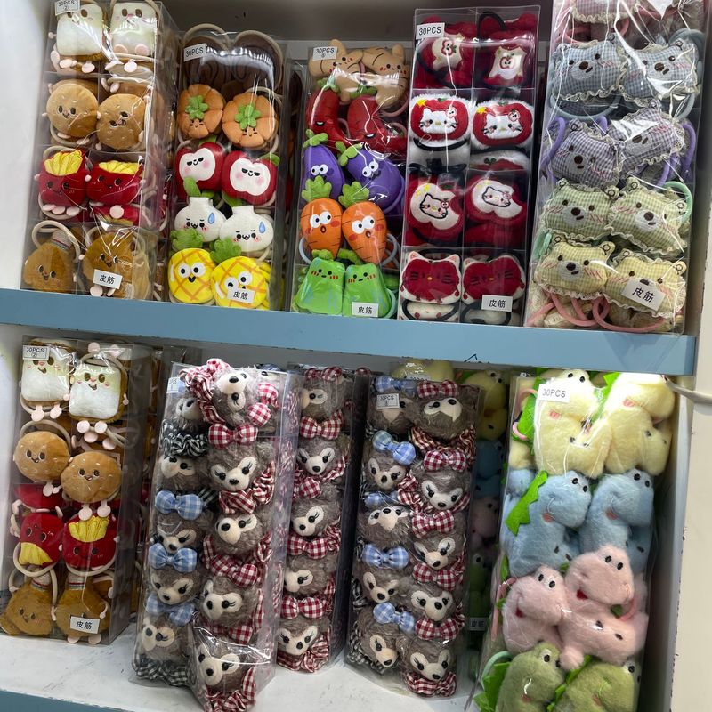 サンリオヘアバンドぬいぐるみヘアバンド女の子ボールヘッドハイポニーテールヘアロープヘアロープかわいいヘアアクセサリー卸売義烏|undefined