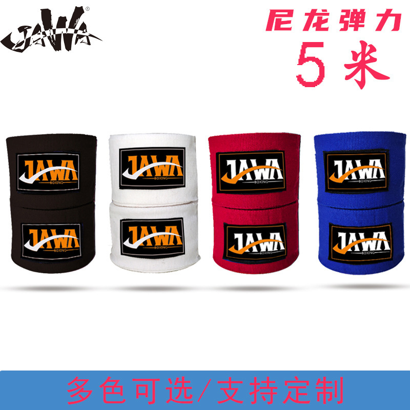 JAWA genuine goods boxing Muay Thai micro elastic bandage Sanda bandage hand strap protective hand strap 5 m JAWA genuine goods boxing Muay Thai micro elastic bandage Sanda bandage hand strap protective hand strap 5 m