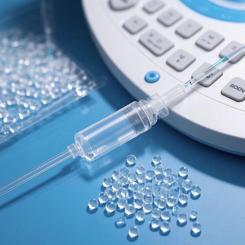 厂家生产非邻苯过生物相容性测试挤出医用医疗管PVC80A透明颗粒