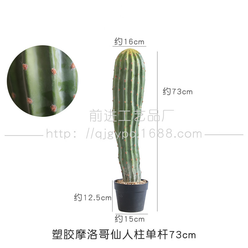 Gran Cactus Internet celebridad B & B paisaje decoración arena planta simulación Marruecos cactus columna gran bola de cactus image 8