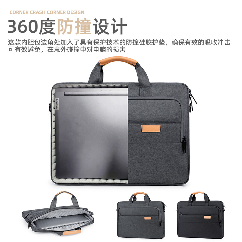 Bolsa de computadora portátil de gran capacidad para hombres 14 - 17 pulgadas bolsas portátiles bolsas de viaje de negocios bolsa de reunión