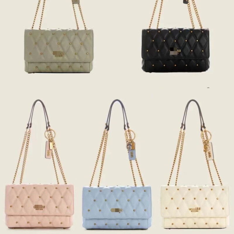 GS guess foreign trade 2021 new fashion European and American fashion large G letter shoulder crossbody underarm rhombus women's bag
