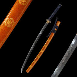 龙泉高档手工外贸日本刀居合道武士东洋打刀一体长刀katana未开刃